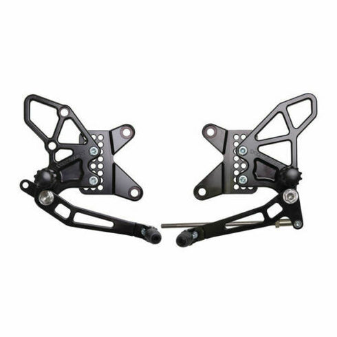 Vortex V2 Adjustable Rearsets Kawasaki ZX-6R 2013-2018